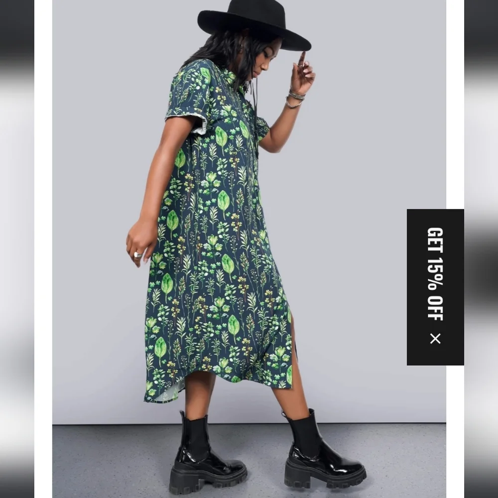 Wildfang "The Empower Shirt Dress" - Picture 3 of 12